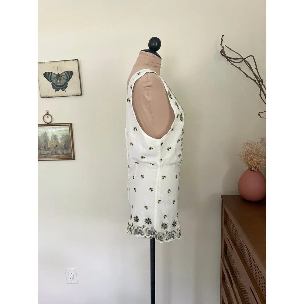 Free People Margarita Embroidered Romper
